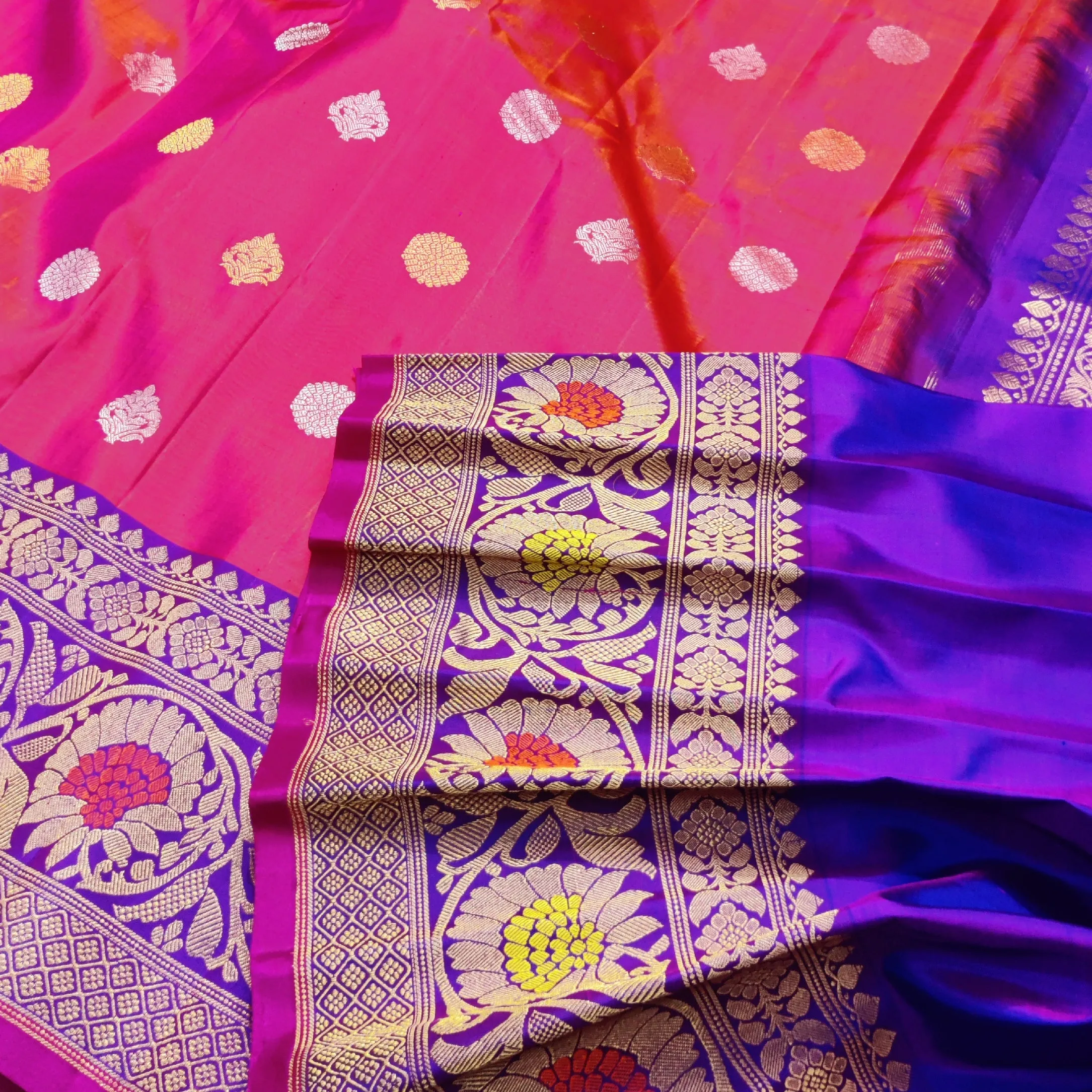 Gadwal Pure Paithani Saree - GPS77