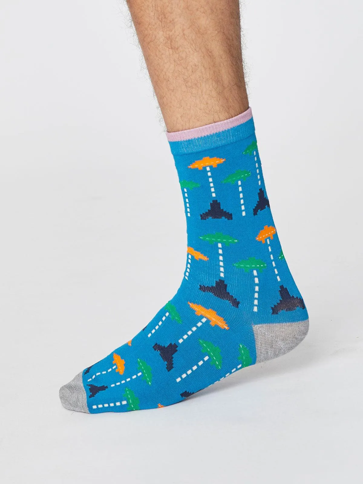 Gaming Socks - Bright Blue