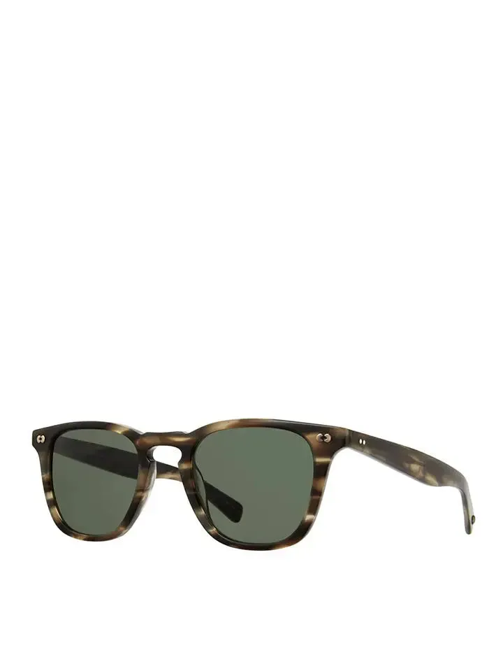 Garrett Leight Brooks X Sunglasses Kodiak Tortoise / Pure G15