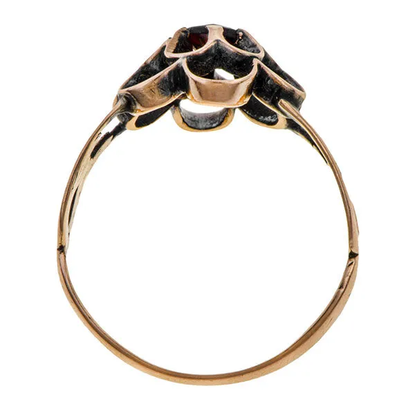 Georgian Garnet Ring