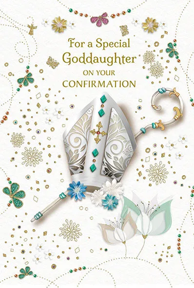 Goddaughter Confirmation Card