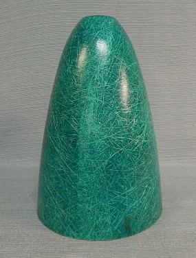 Green MCM Fiberglass Lamp Shade (#5 0f 5) - Very Good Vintage Condition