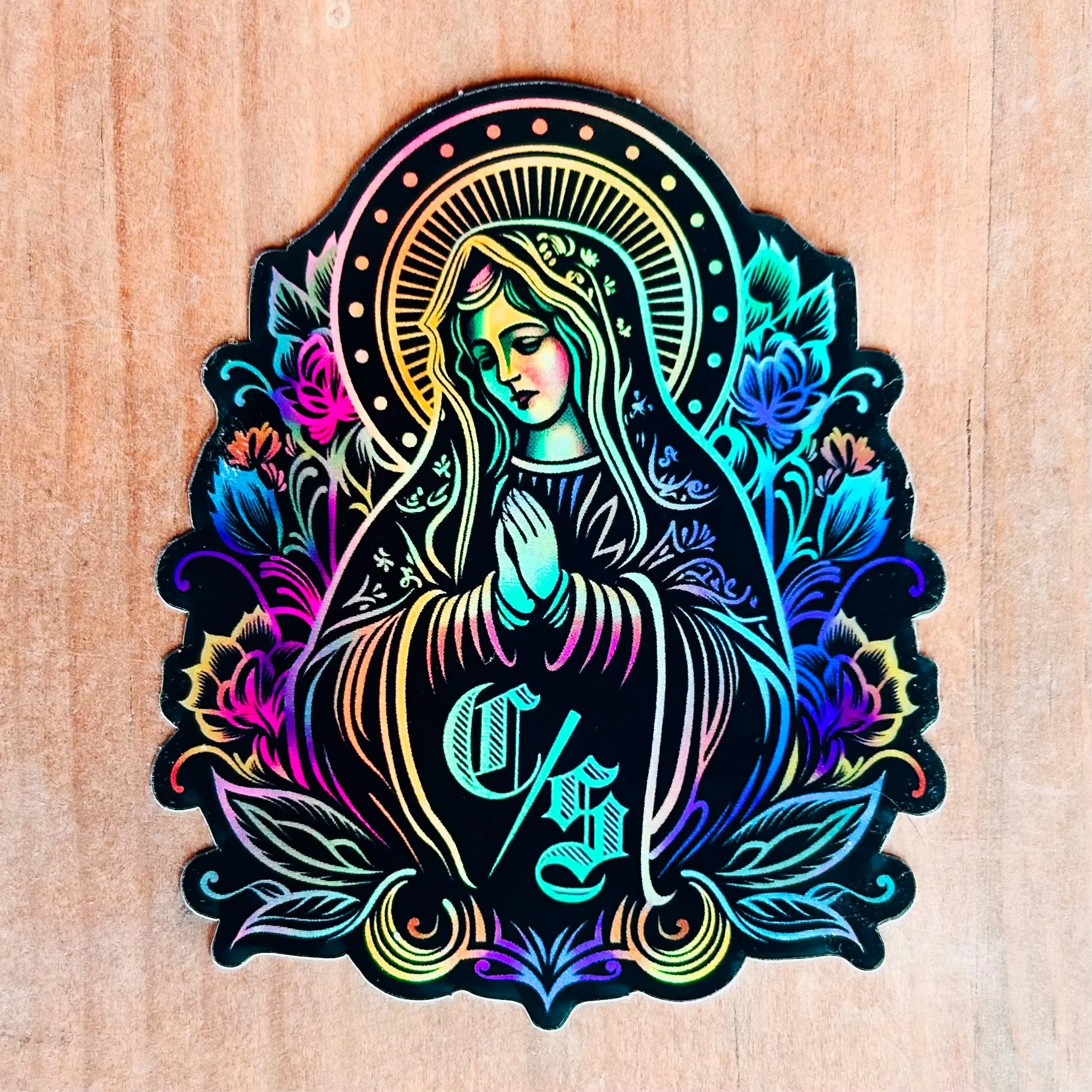 Guadalupe Con Safos Sticker