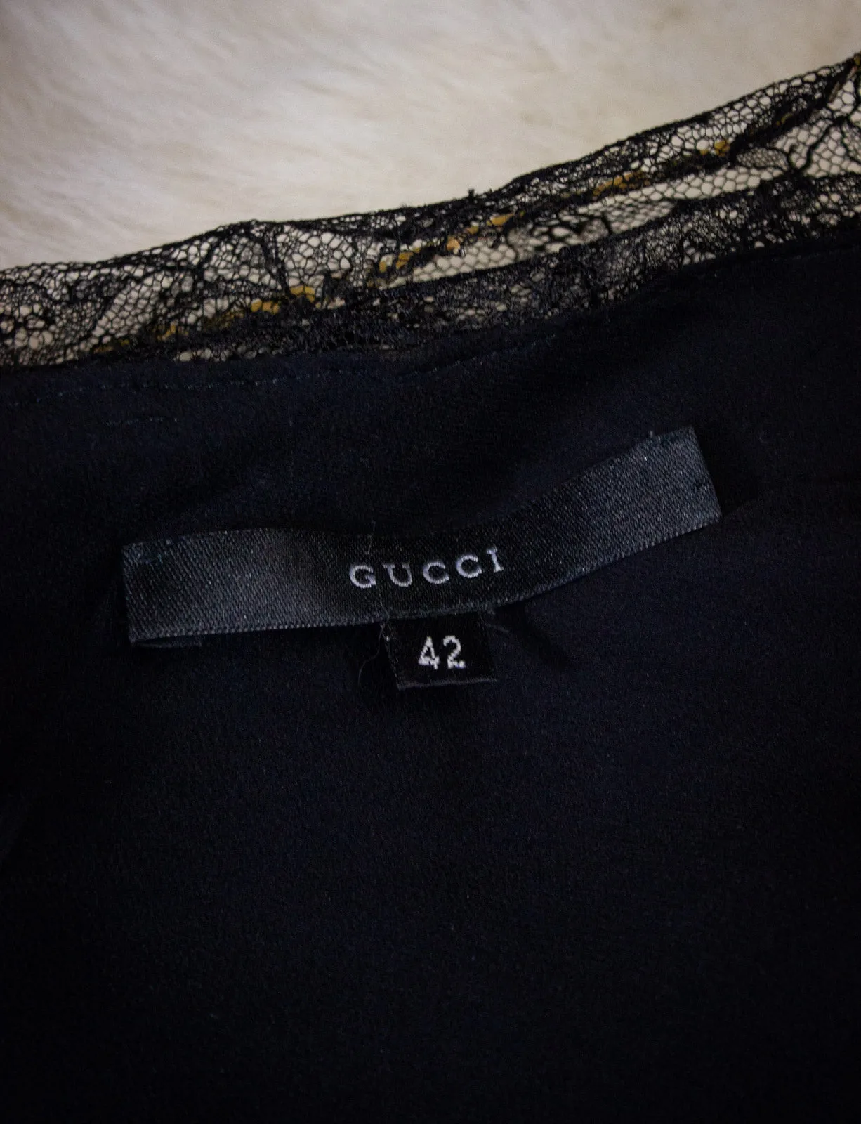 Gucci Lace Silk Blouse XS