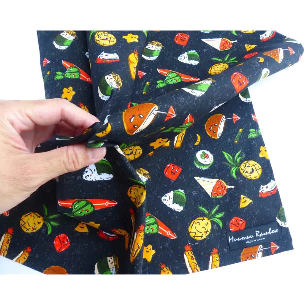 Hawaiian Food Print Gift Wrapping Fabric