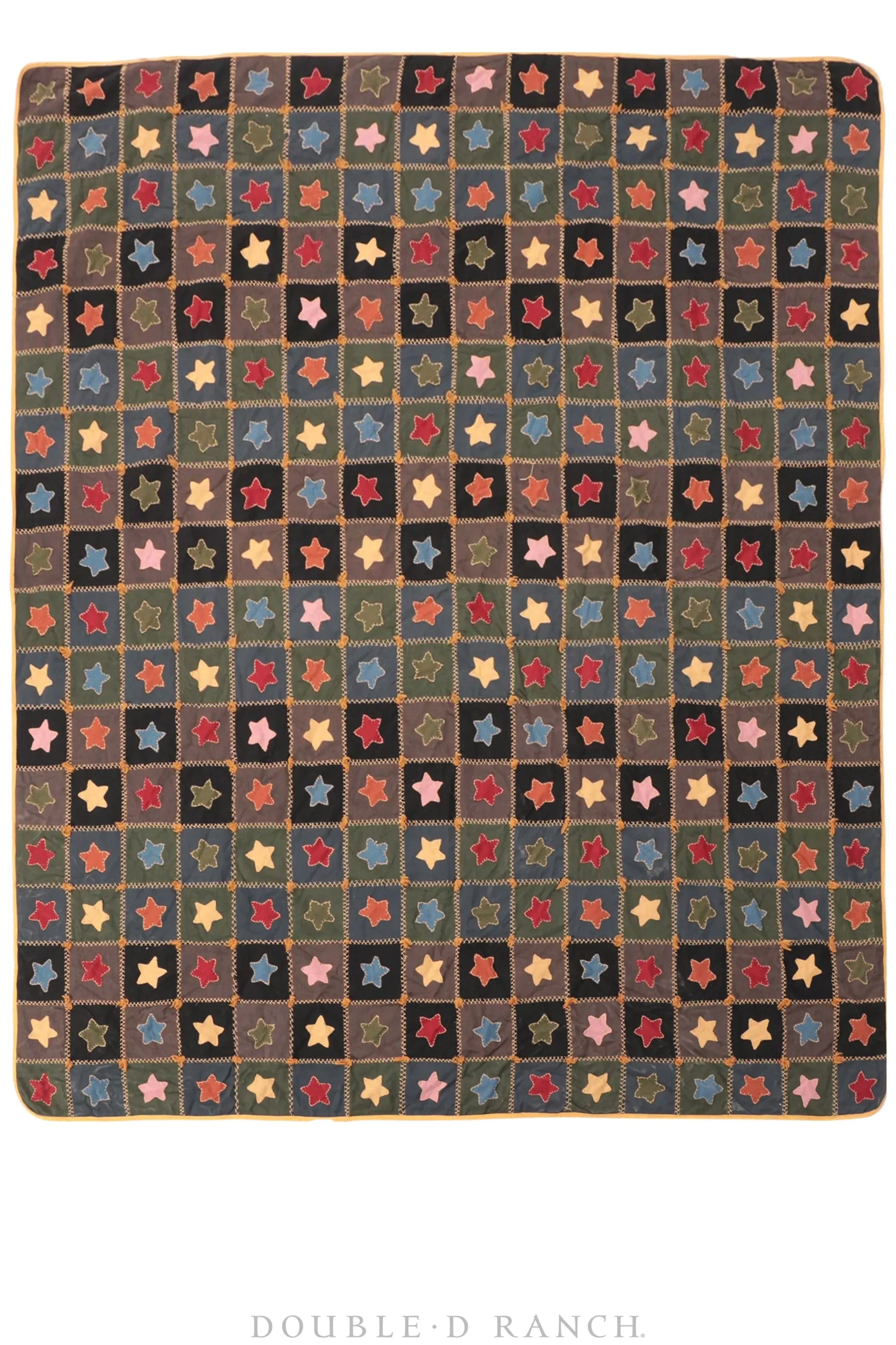 Home, Textile, Quilt, Star Applique, Double D Ranch Home Collection, Vintage, 121