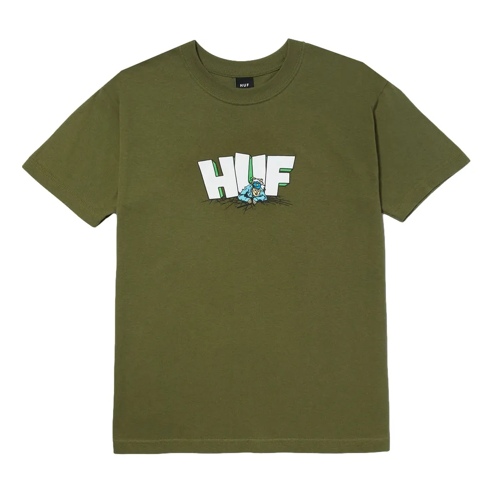 HUF THE DROP S/S TEE-OLIVE