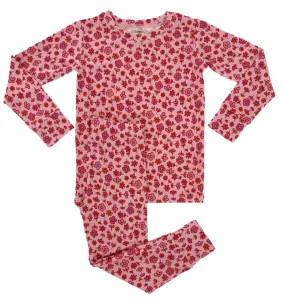 In My Jammers Pink Floral L/S 2pc PJ Set