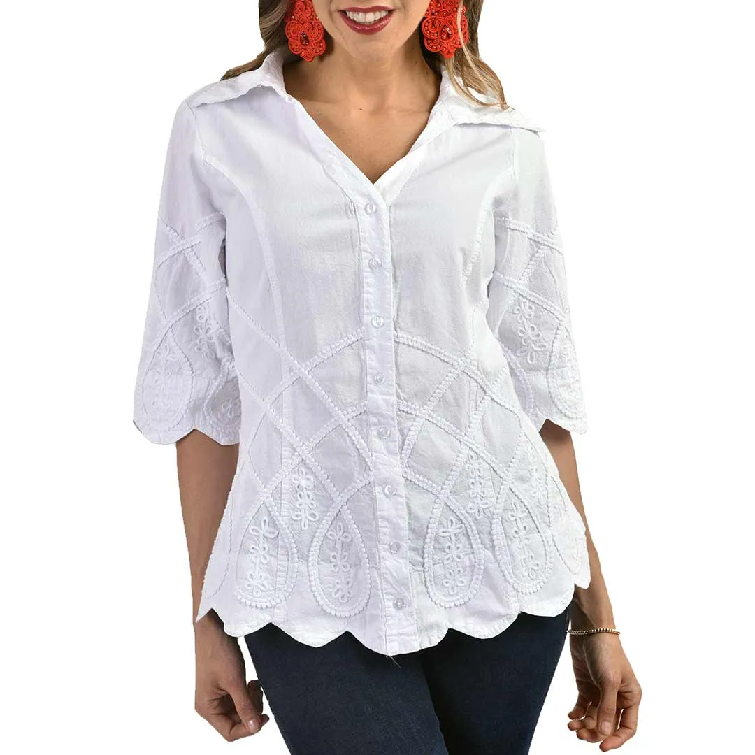 Inca Cotton Women's 3/4 Sleeve Blouse