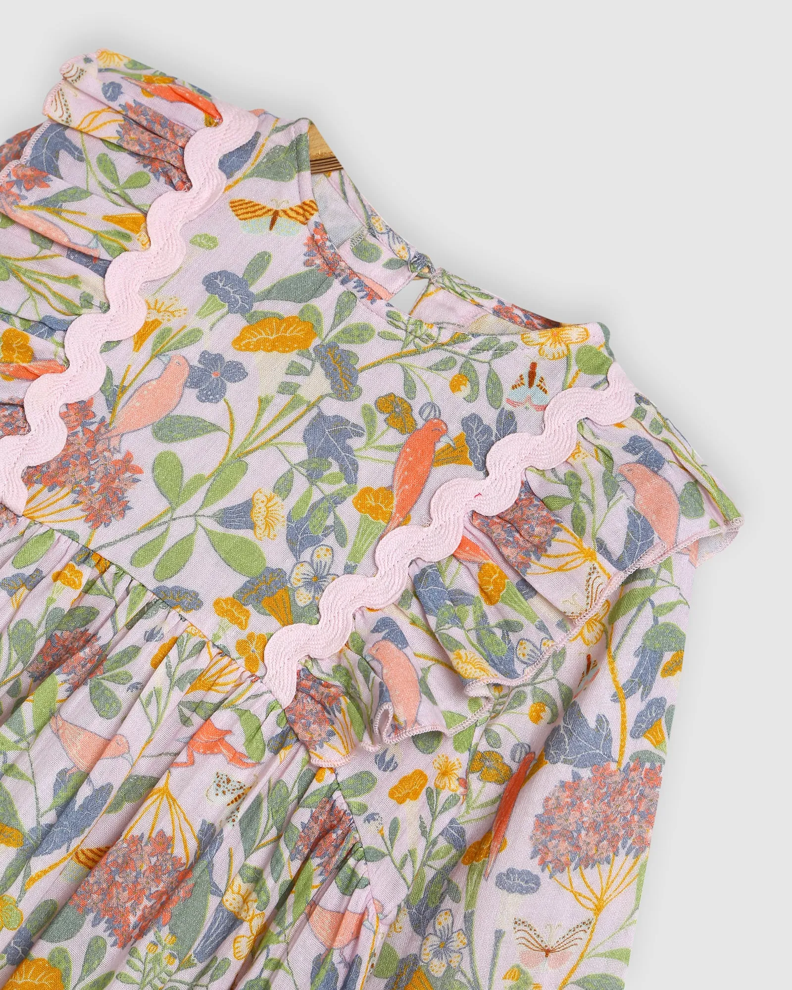 Ingrid Dress - Botanical Pink