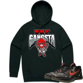 Kobe 6 Italian Camo 6s Hoodie to Match - RED FLY GANGSTA