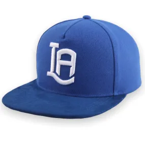 LA World Series Snapback- Nipsey Blue Suede