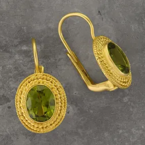 Lady Jane Grey Peridot Earrings