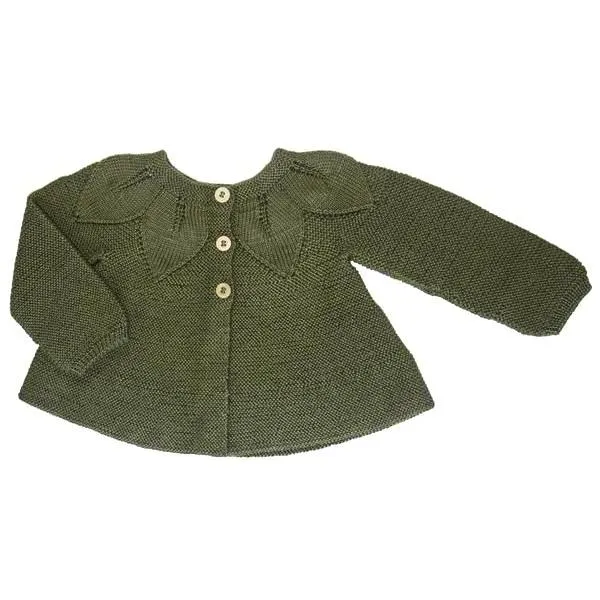 Leaf Cardigan - Earth Colours