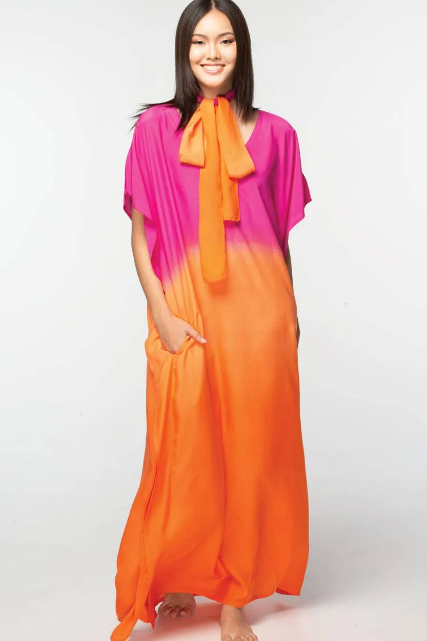 Le'orange Crush Ombre Kaftan