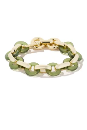 Lola Links Olive Bracelet