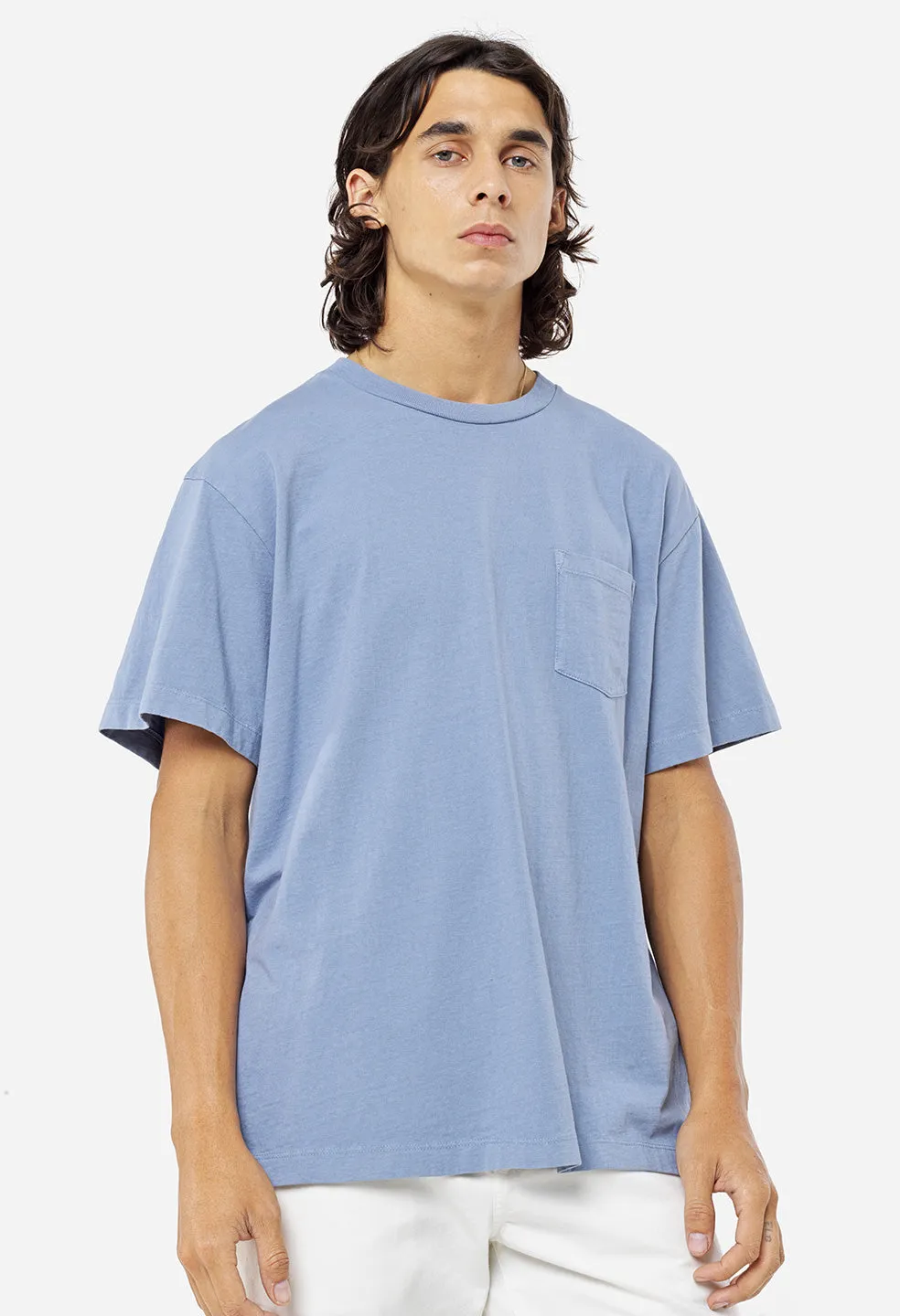 Lucky Pocket Tee / Arctic