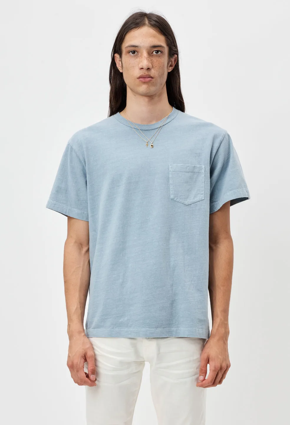 Lucky Pocket Tee / Pacific