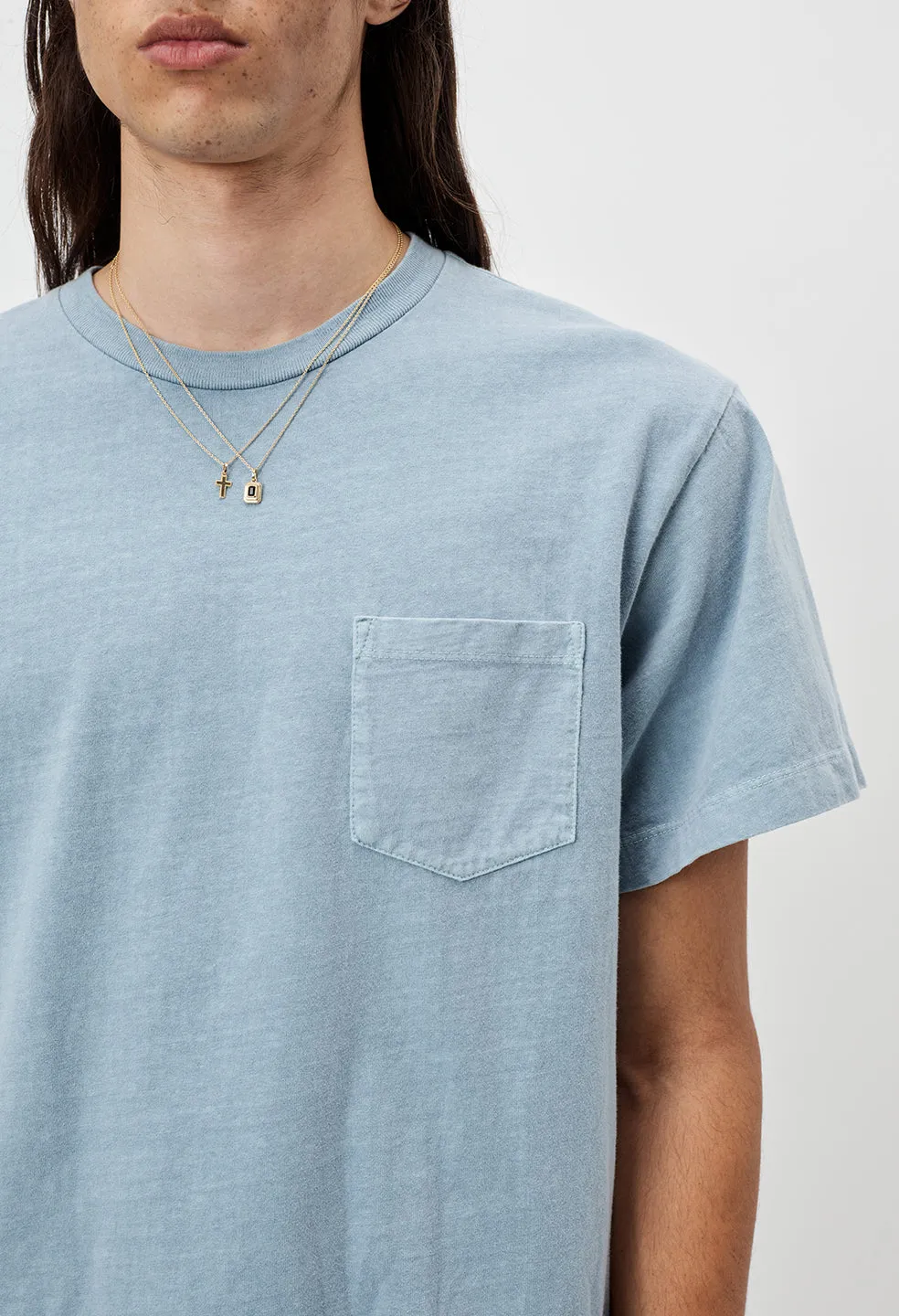 Lucky Pocket Tee / Pacific