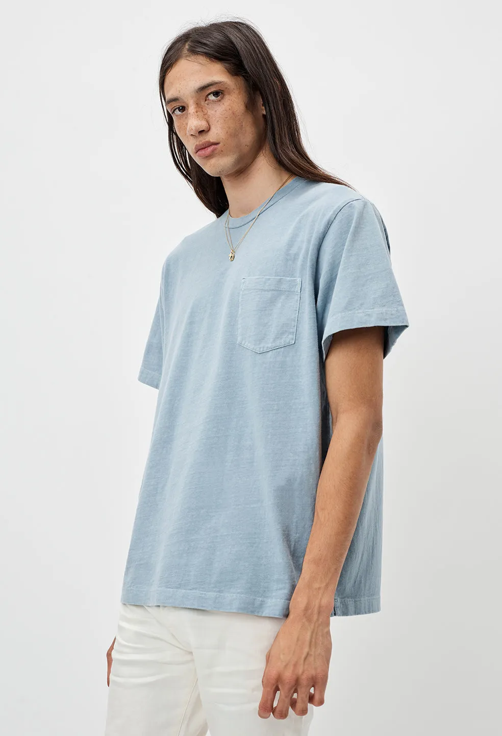 Lucky Pocket Tee / Pacific