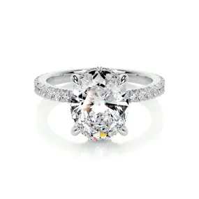 Lucy Lab Grown Diamond Ring -Platinum