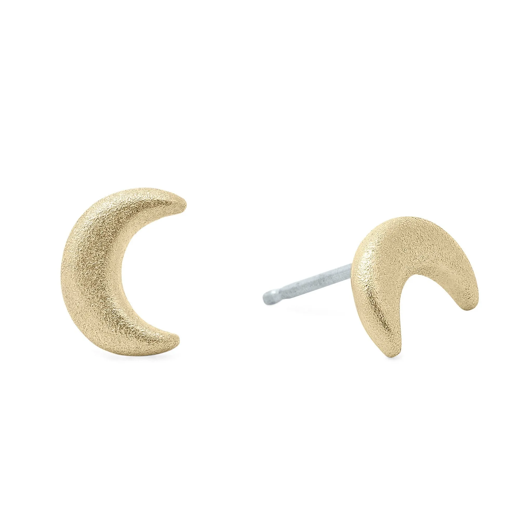 Luna Creciente Earrings - Bronze