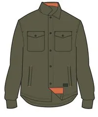 Maple Polar Fleece Shirt - Khaki