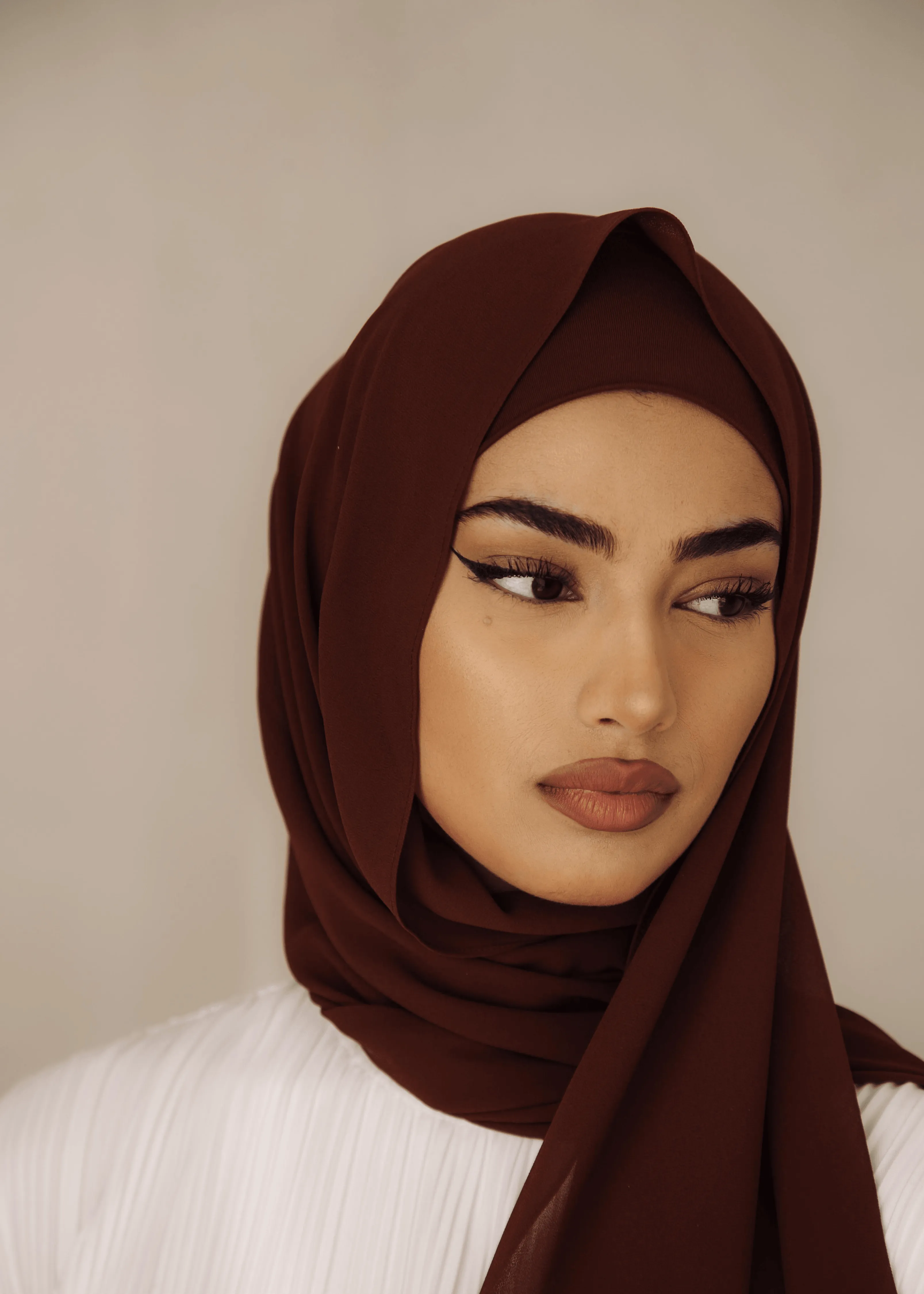 Matching Hijab & Undercap Set - Cocoa