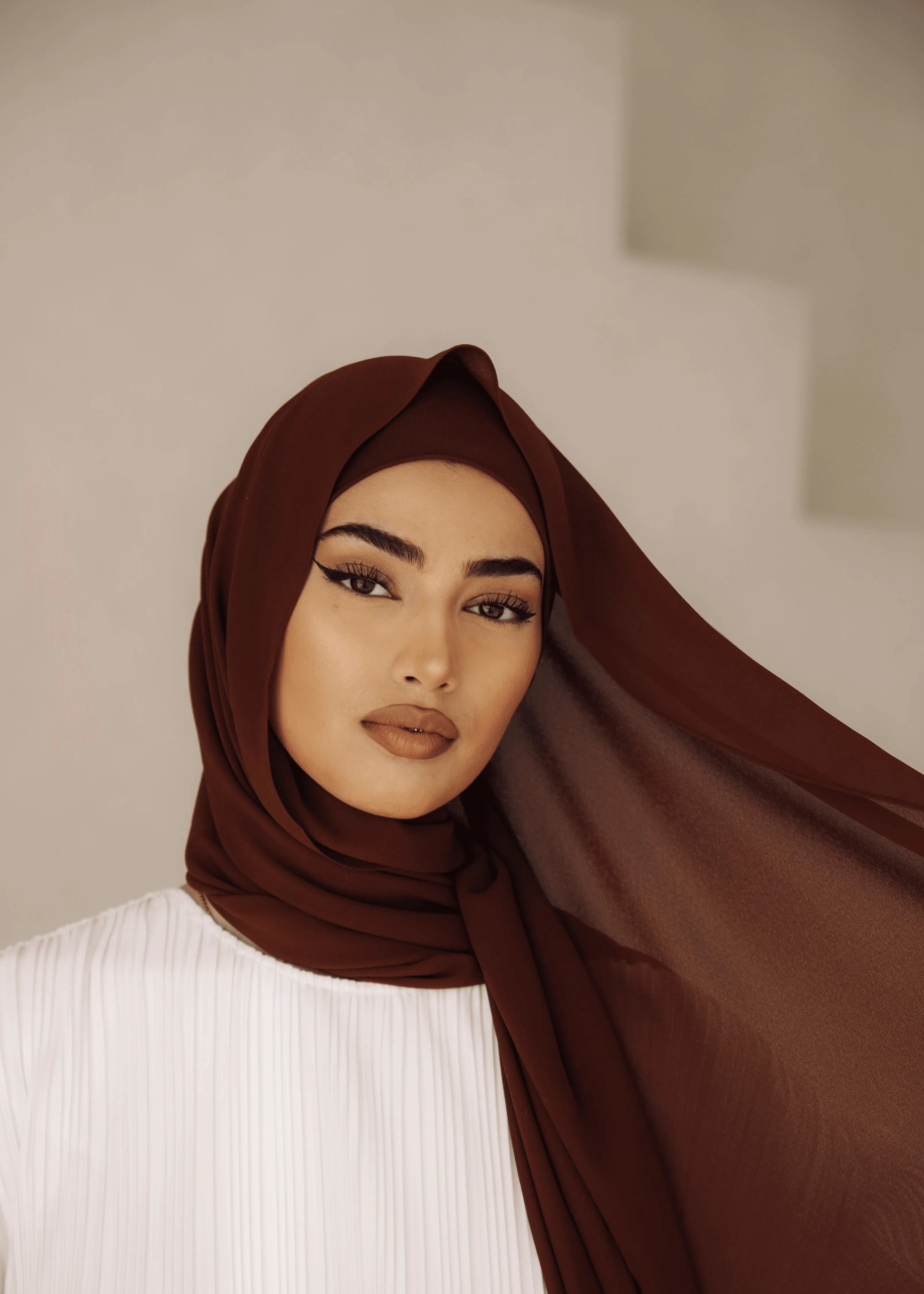 Matching Hijab & Undercap Set - Cocoa