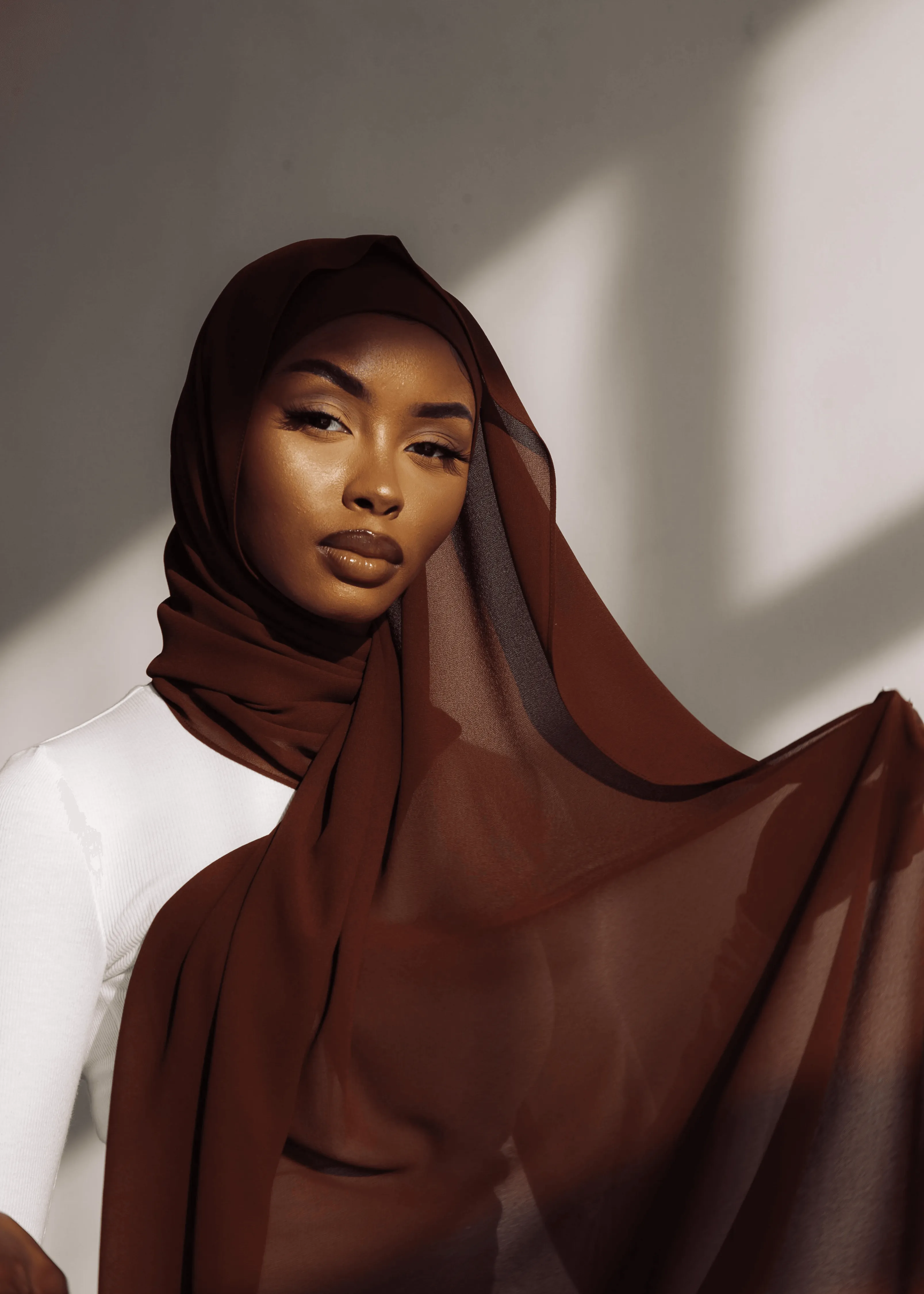 Matching Hijab & Undercap Set - Cocoa