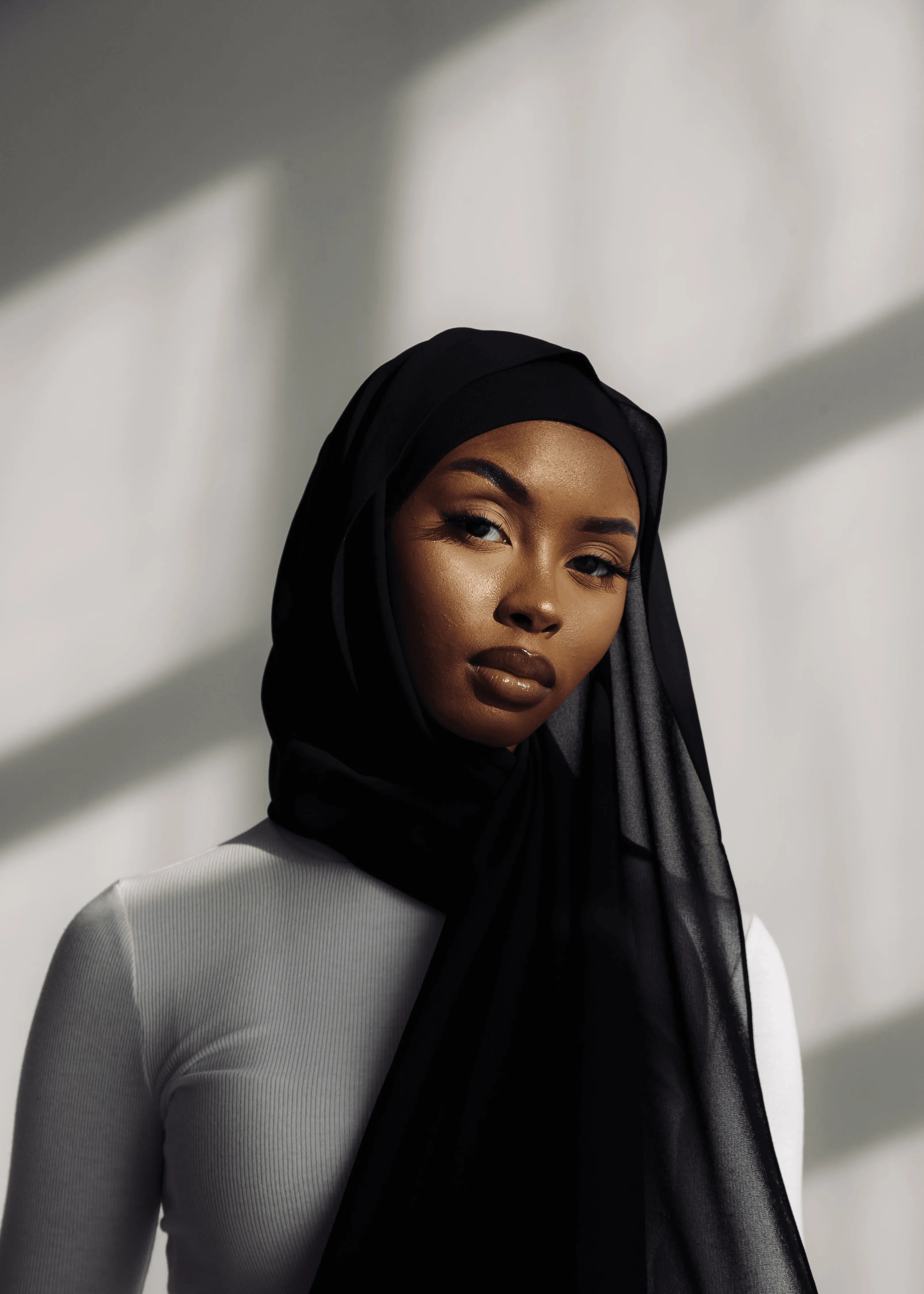 Matching Hijab & Undercap Set - Obsidian