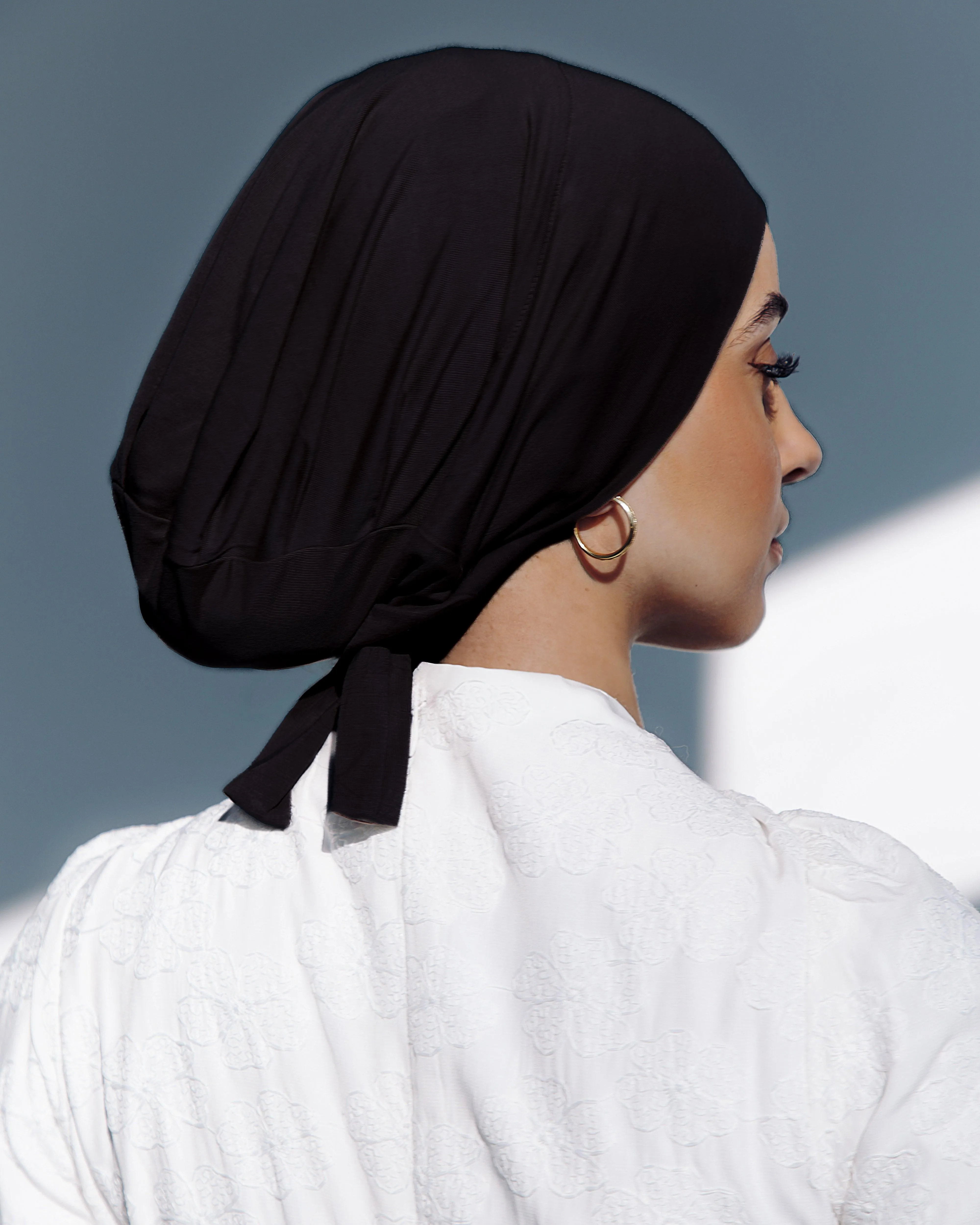 Matching Hijab & Undercap Set - Obsidian