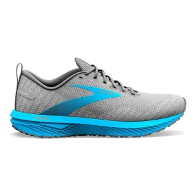 Men's Brooks Revel 6, Blackened Pearl/Blue, 7 D Medium