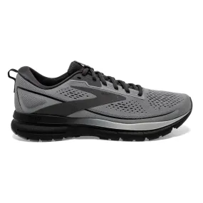 Men's Brooks Trace 3, Grey/Black/Ebony, 10.5 2E Wide