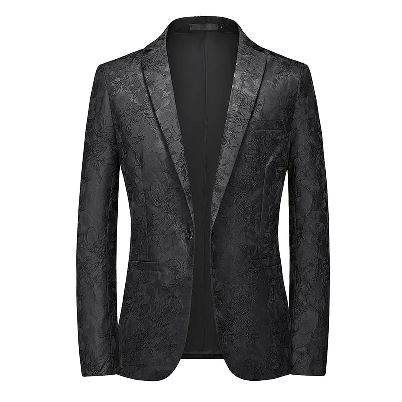 Men's Clothing Blaser Slim Masculino Wedding Party Dress Suits Jacket Homme Luxury Korean Blazer Hombre Elegante Moderno