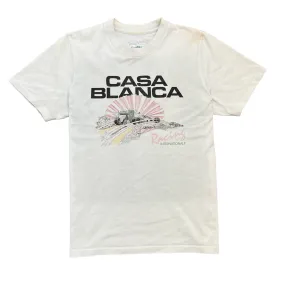 Men's Racing Logo T-Shirt White Size L