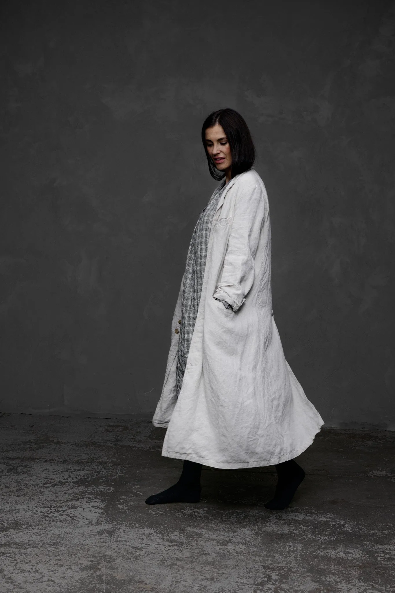 Metta - Oliver Car Coat - Linen