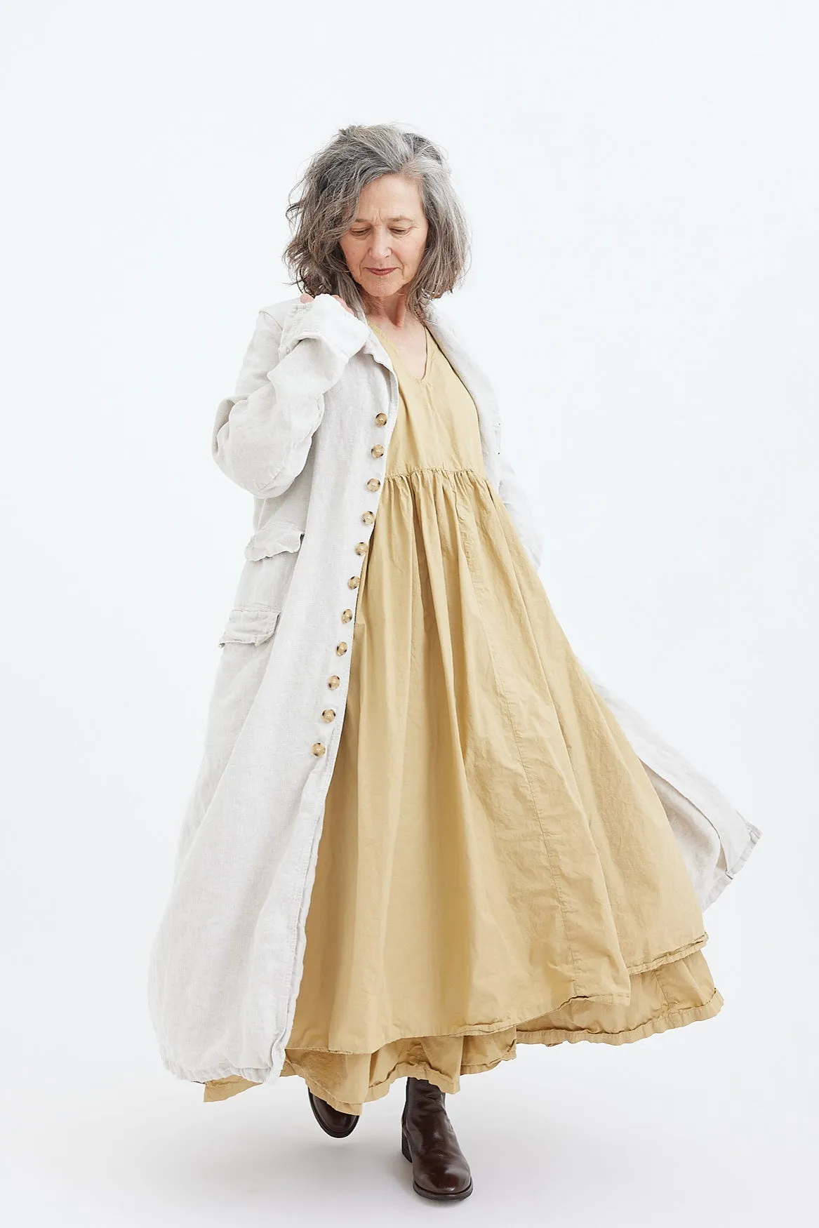 Metta - Oliver Car Coat - Linen