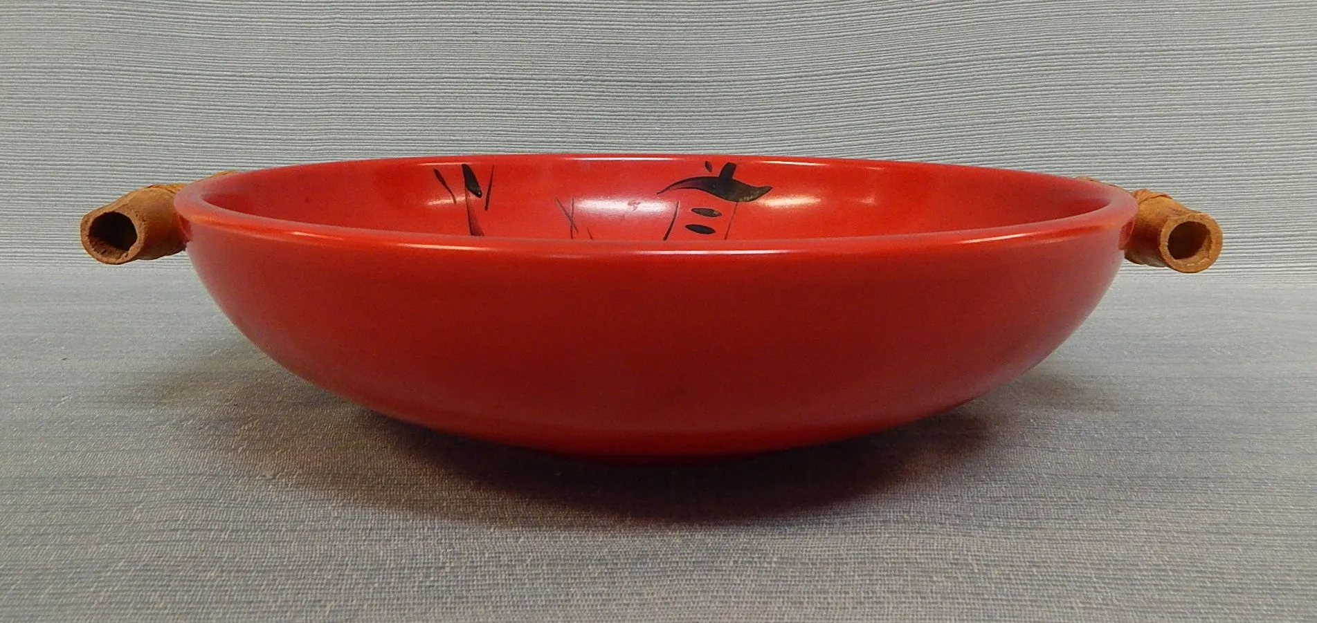 Mid-Century Ebonyte Bowl by K.La Moyne - Very Good Vintage Condition