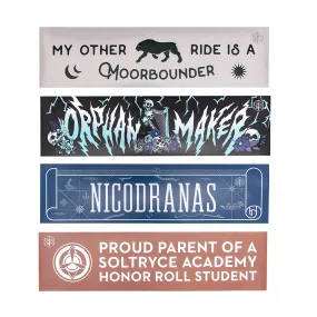 Mighty Nein Bumper Sticker 4-Pack Set