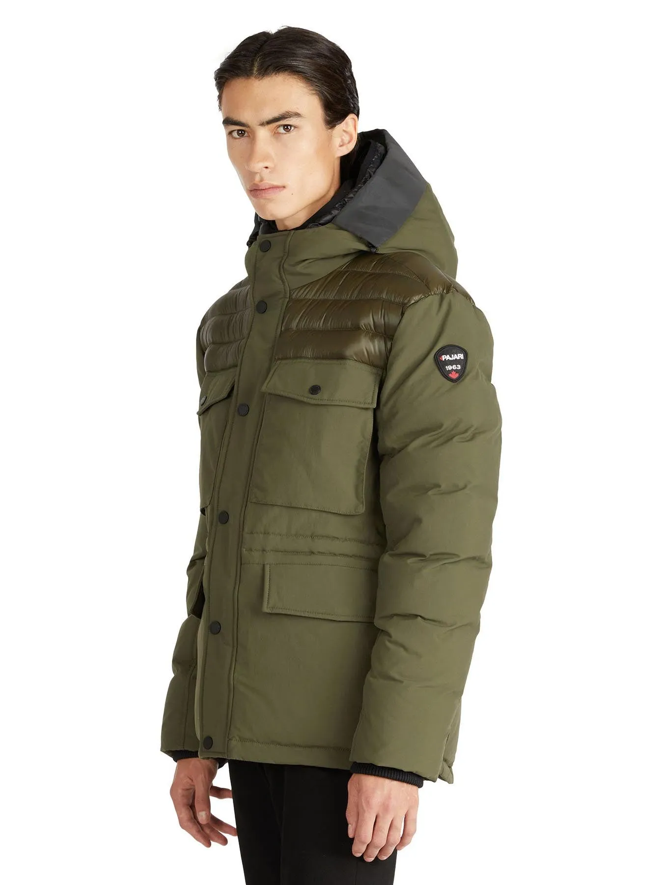 Mikkel Men's Mixed-Media Parka