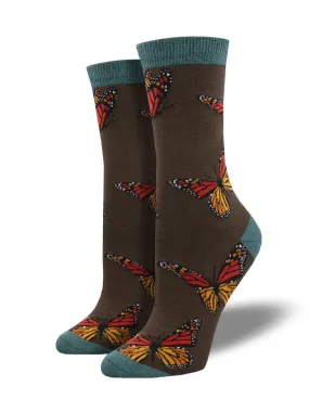 Monarch Butterfly Bamboo Socks