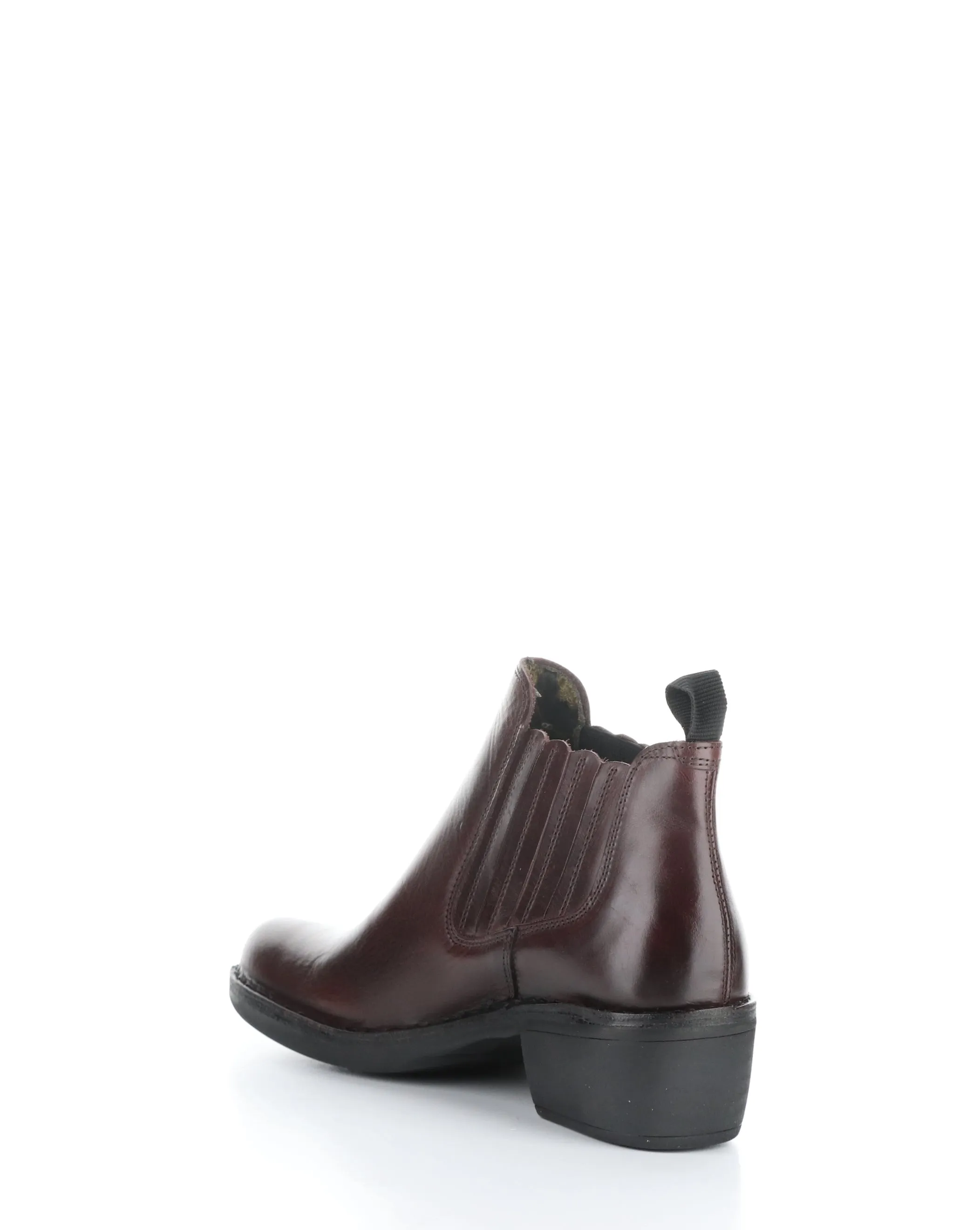 MOOF103FLY 001 WINE Round Toe Boots