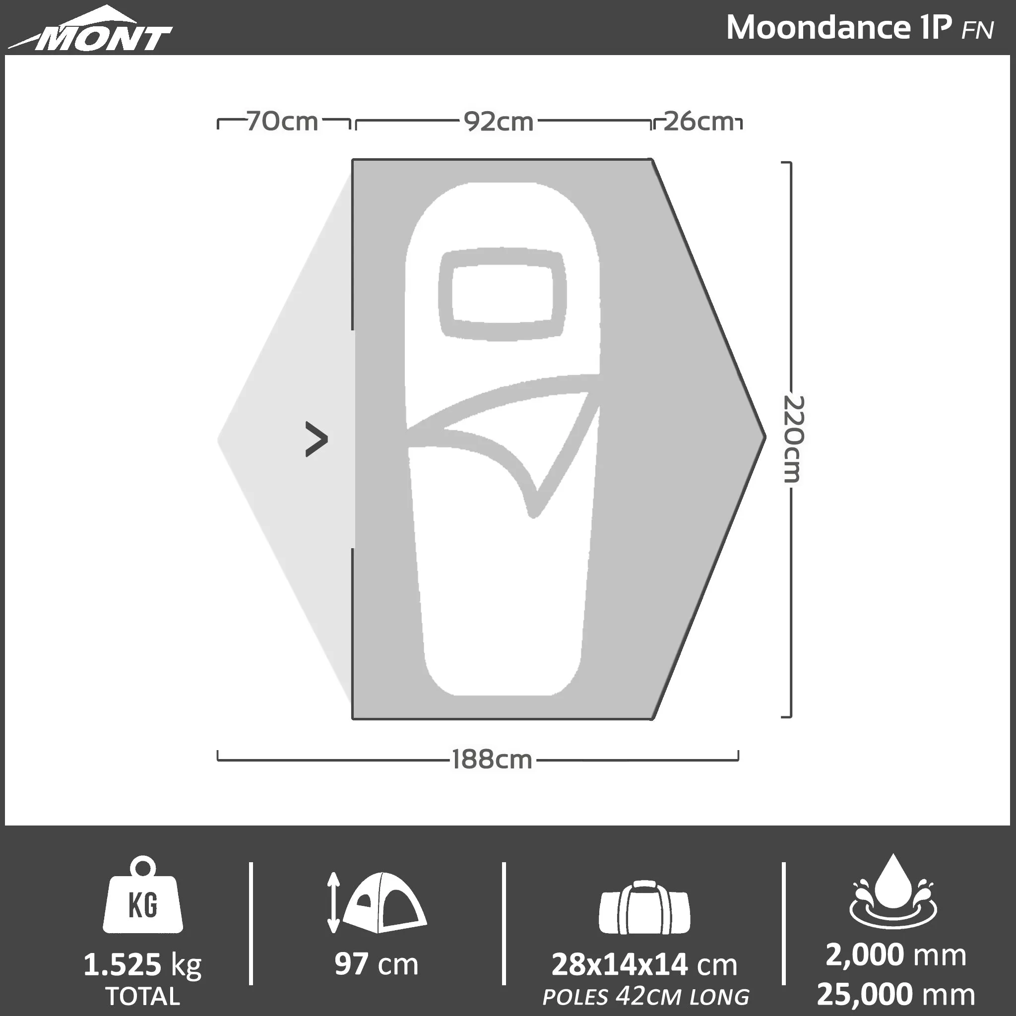 Moondance 1 FN Hiking Tent