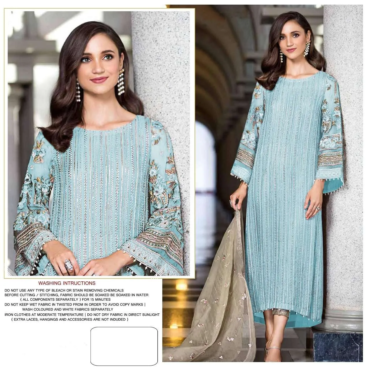 Net Heavy Look Beautiful Embroidered Party Wear Style Suit