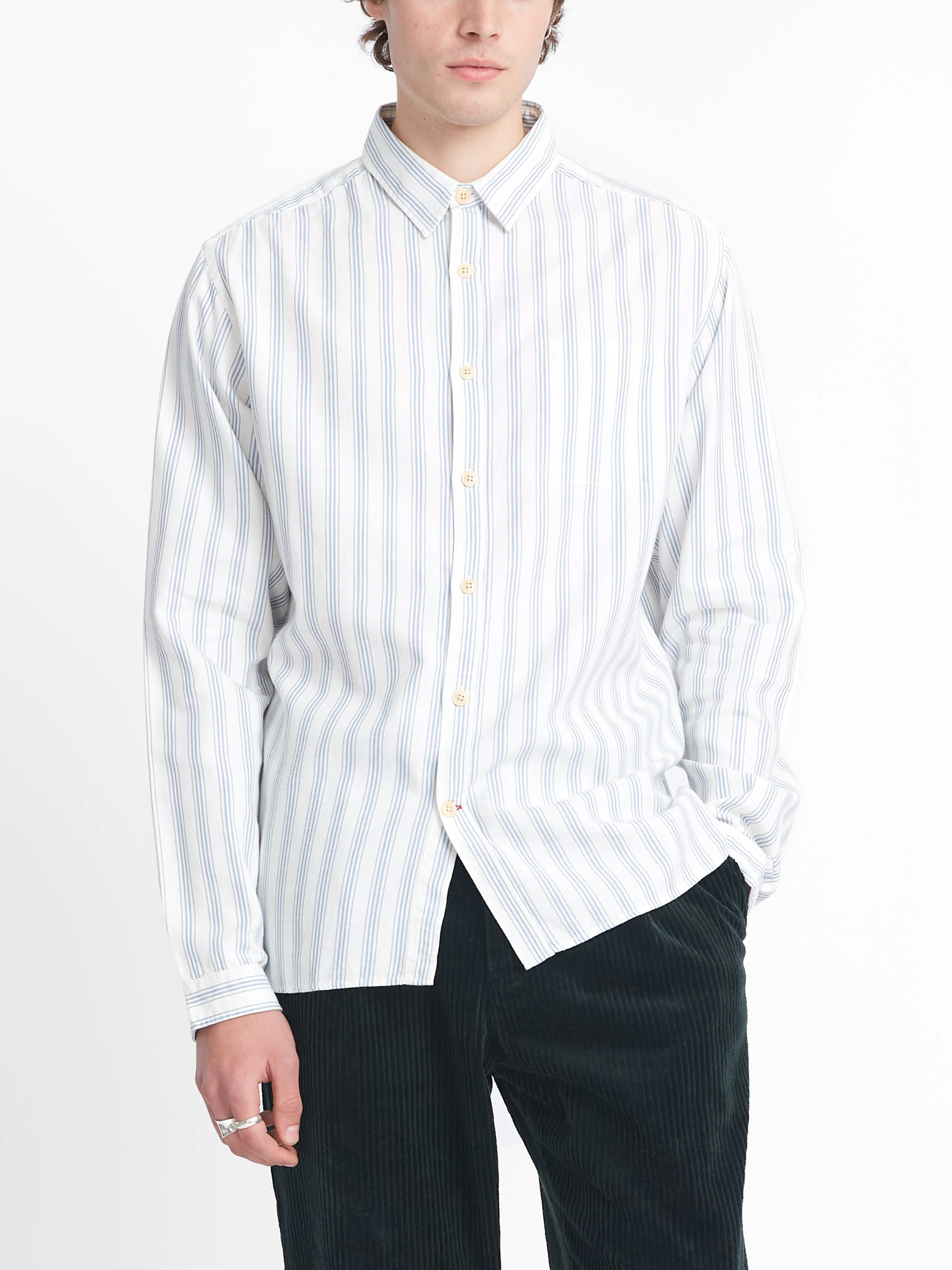 New York Special Shirt Jenkins Cream/Blue