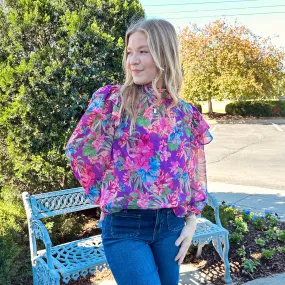 Nicole Floral Blouse