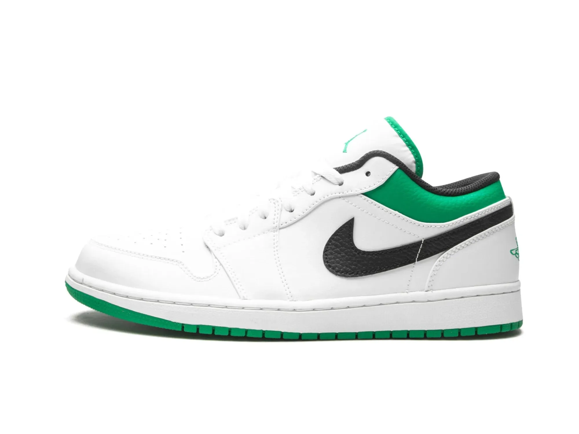 Nike Air Jordan 1 Low "White Lucky Green Black"