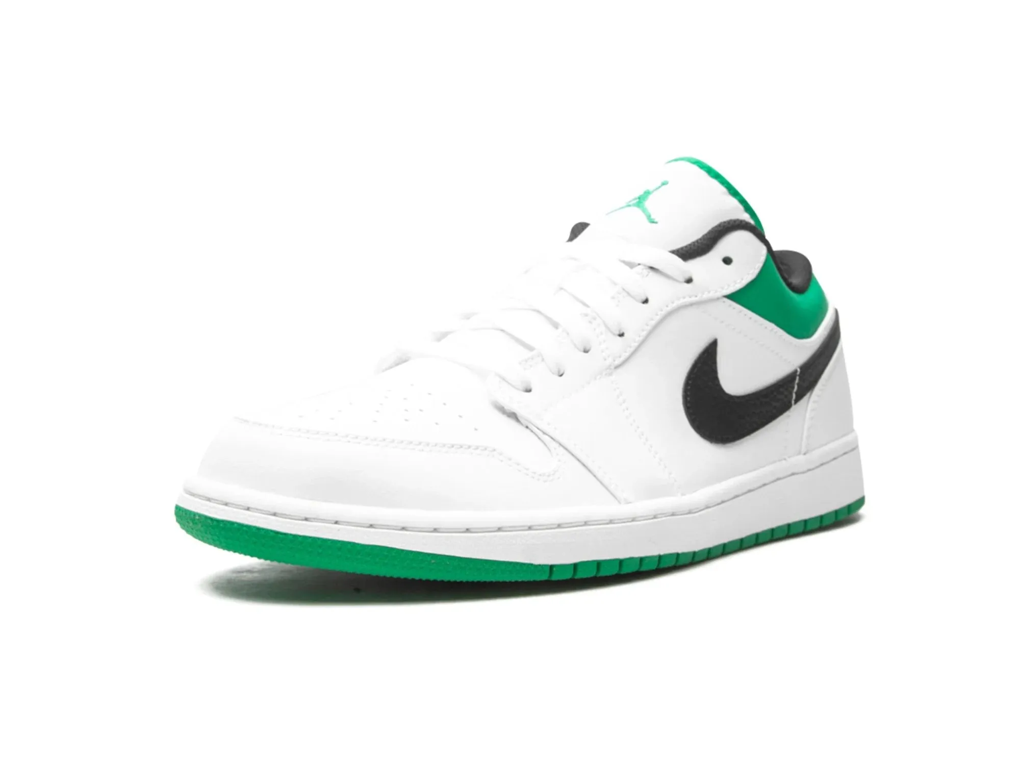 Nike Air Jordan 1 Low "White Lucky Green Black"