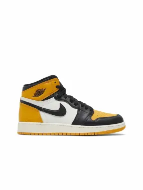 Nike Air Jordan 1 Retro High OG Yellow Toe (GS)